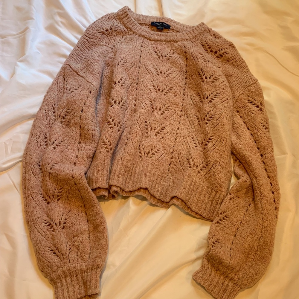 Cropped American Eagle Sweater
